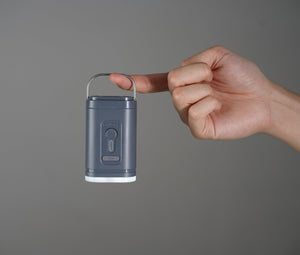 backpack air compressor with camping light - MEGABACK